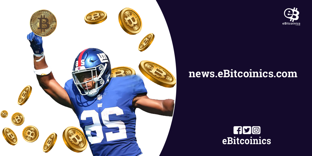 Giants' Saquon Barkley will convert marketing income to bitcoin